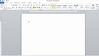 Cara Membuka Microsoft Word 2010